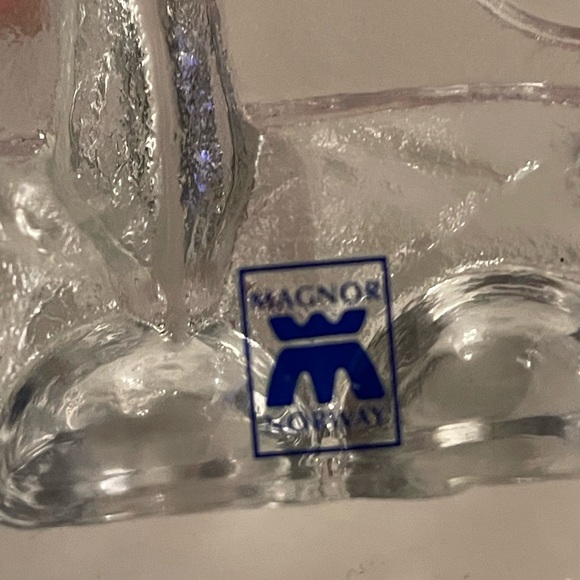 Rare Glass Viking figurine from Magnor Norway - Picture 8 of 8